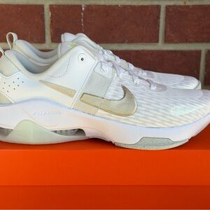 Nike Zoom Bella 6 White Gold Womens New Sneakers NIB Running Training Shoes